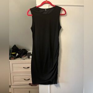 Elegant Black Sleeveless Dress